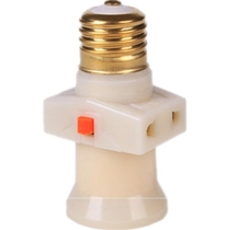 Stylish lamp holder with energy-saving light bulb screw connector Lamp socket Spiral lamp switch socket conversion extension