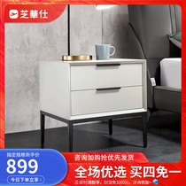 Chewashied style light extravagant bed head cabinet high-end modern bedroom bedside cabinet small mini-ins net red G018