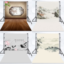 Selens Happy Sage Shadow of the country Chaogufeng background cloth China Wind Ancient Dress Writing Real Photography Hanging and Live Water Ink Painting Studio background Butscreen Red photographing Decorative Photography Props