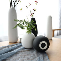 Creative hydropony small flower bottle hem Nordic Wind full Star Dried Flowers Flower Arrangements Living-room Home Ceramic Floral Decorations