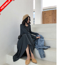 Maternity dress trendy mom personality modal base long dress Korean version slim large size fashion style small black skirt