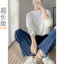 Tall Long Womens Pants 175 Spring and Autumn High Waist Jeans Loose Wide Foot Pants Stretch Pants Stretch Pants