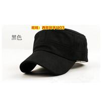 (Xinhua Road) Huang Bo Yan Hao black short brimmed hat military cap cap cap agent flat hat man