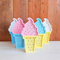 Sweet ice cream LED night light European childrens room table lamp Nordic creative home furnishings wall decoration wall wall hanging