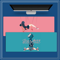 ins Japanese diy custom art super large mouse pad student dorm home computer desk decoration 800x300m