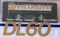 Hitachi DL60 tape ripping copy tape recording tape custom cassette birthday wishes various audio