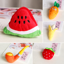 Pet dog vocal toy cartoon bite resistant molars plush teddy golden retriever puppies cat pet supplies