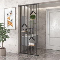 Nordic dining living room wrought iron screen partition light luxury home blocking evil entrance toilet washing table shelf hollow