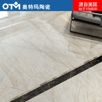Otma new whole body yellow marble modern simple non-slip wear-resistant living room tile floor tile 800x800