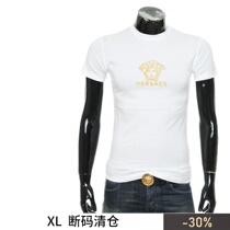  Versace Van Sizer Mens Embroidery Medusa Round Collar Short Sleeve T-shirt A82396 A224589