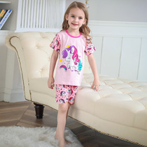 Pajamas For Girls Short Sleeve Pyjamas Kids Pijama Homewear