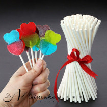  Chocolate lollipop paper stick starry sky baking environmental protection solid diy household white paper multi-size