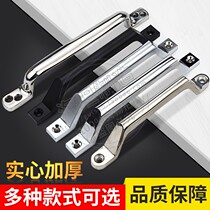 Zinc alloy handle industrial equipment door handle LS1080 surface electroplating environment protection bright light chrome bearing type handle
