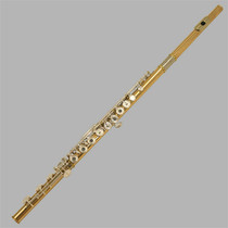 Flute instrument German Asian gold tube body French key open and close dual-purpose professional saxophone material sterling silver mouthpiece