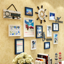 Living room photo wall decoration photo album wall Net red photo frame wall non-perforated wall photo wall sticker creative hanging wall combination