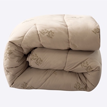 Camel hair quilt silk cotton quilt core Spring Spring Spring is cool and comfortable spring summer dormitory camel quilt quilt single space quilt