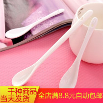 Fine Coffee Spoon Mixing Spoon Ceramic Small Short Handle Spoon Creative Long Handle Sand Ice Spoon Mixing Spoon Dessert Spoon European