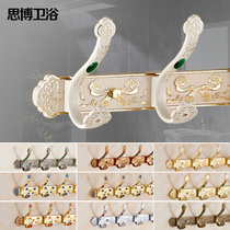 Sibo new zinc alloy European Ruyi row hook hook wall hanging hanger Coat hook door back clothes hook