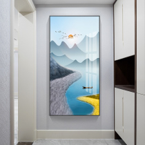 Modern light luxury entrance entrance decorative painting corridor aisle end artistic landscape landscape hanging painting Rizhao Jinshan Fortune painting