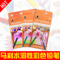 Marley water-soluble color pencil 3648 color painting color pencil art supplies coloring garden color pen