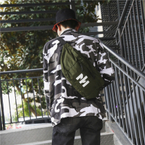 ins day system Chauding sports casual bugbag mens Korean version chest bag 100 hitch minimalist student italics cross-pack harbor wind purse