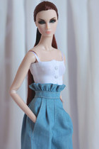M-201809-15] blouse FR Momoko Barbie Blythe Mico doll
