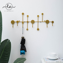 Punch-free Creative hanger Wall Wall wrought iron adhesive hook fitting room entrance rack hanging hook
