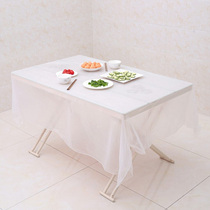 Plastic film disposable round tablecloth disposable rectangular tablecloth water-resistant tablecloth picnic cloth