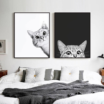 5d Diamond painted with diamond embroidery kitty cute sticker cross stitch 2019 new living room bedroom simple modern