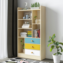 Yijada simple bookcase bookshelf combination simple modern landing shelf assembly student creative house ins