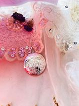 Moe collection 925 silver jewelry dream net sterling silver photo box jewelry necklace small fresh literary girl full