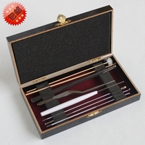  Yangzhou ear digging tool Ear digging spoon Ear digging tool Ear picking tool Goose feather rod with stainless steel elbow ear tweezers