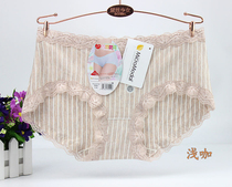 Dei Girl Pants 29192 Mid Waist Comfort Modale Vertical Stripes M Code Lace Lady Triangle Underpants Head