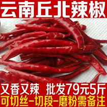 Yunnan Wenshan specialty Qiubei chili pepper 500g new goods dry dry fragrant spicy chili section silk flour Flour drying