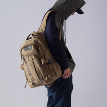 Mens canvas with large capacity travel bag bag for bag - boarding bag for boys