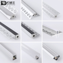 Linear lighting striped lamp striped strip embedded light wire hanging roof aluminum alloy lamp trough