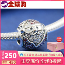 Spot pandora pandora counter Shining Happy Santa 925 Silver 796385CZR