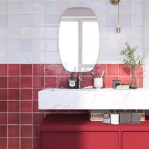 Otai Foshan Morandi color kitchen bathroom wall tiles Nordic style macaron tile background wall