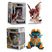 Official funko pop Game monster hunter Surrounding Thunder Wolf Dragon Fire Dragon monster hunter Hand