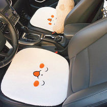  Car cushion goddess cute cartoon lamb velvet warm non-slip seat cushion winter monolithic car interior supplies antifreeze