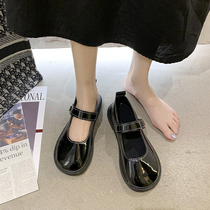 Mary Jane Shallow Mouth Single Shoes Woman 2021 New Inn Wind Small Leather Shoes Day Series Soft Girl College Wind JK Uniformed Shoes