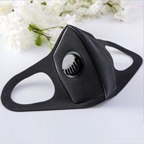 Star same three-dimensional sponge mask dust-proof pollen double-layer breathing valve mask warm and cold mask