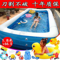 Thickened childrens inflatable swimming pool Home outdoor oversized adult paddling pool Baby childrens toys wash new products