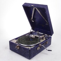 Nostalgia old - fashioned black film recorder Japanese suitcase handshake phonograph 8 quality sound