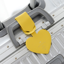  Karos heart-shaped suitcase listing suitcase Boarding pass Luggage tag Check-in business card bag pendant