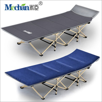 High quality cotton folding bed 3D nap single bed Hospital escort lunch break folding bed comfortable and thick and breathable