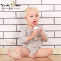 Bao Chao radiation protection clothing infant clothes climbing clothing uniform clothing silver fiber 3-6 months four seasons autumn and winter