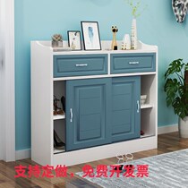 Custom window sill balcony locker floor cabinet balcony floating window cabinet short cabinet shoe cabinet sliding door sideboard European style