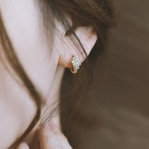 925 sterling silver needle earrings 2020 New Tide Korean temperament retro personality ins Super fairy simple earrings female