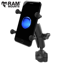 USA RAM Motorcycle Phone bracket Apple X Universal BMW Halle suitable for 0 75 to 1 5 inch handlebars